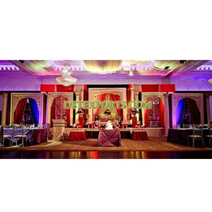 Escenario para Bodas Maharaja, Estilo Indio Rajasthani, Decoración de Escenario para Bodas, Australia, Estados Unidos, Reino Unido, Irlanda - Product Image 1
