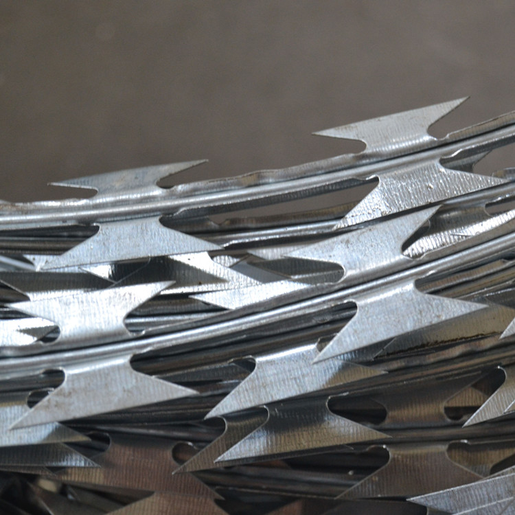 Galvanized Security Fencing Concertina Price Razor Barbed Wire