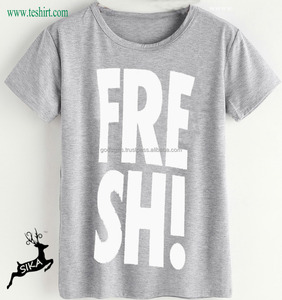 T-shirt ras-du-cou en coton poly pour femmes, imprimé, vente en gros, en viscose, polycoton, fabricant indien - Product Image 2