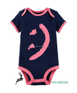 Gran oferta 100% algodón ecológico bebé princesa mameluco OEM fabricante India Tirupur precio de fábrica niño recién nacido botón a presión - Product Image 5