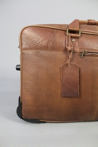 Sac de voyage en cuir véritable de style vintage Weekender pour les voyages de week-end-VCS 0004 - Product Image 5