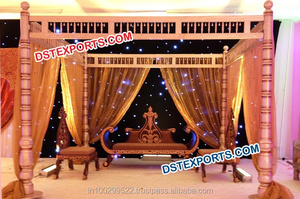 Mandap de elefante de fibra para maletero, accesorio de boda tradicional, indio, elegante - Product Image 4