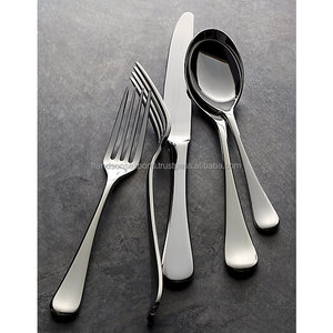 Cubertería de acero inoxidable de lujo de plata conjunto de cubiertos cena almuerzo cucharas tenedor cuchillo cubertería de acero inoxidable de alta calidad - Product Image 4