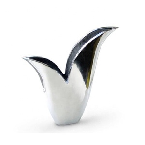 Florero de plata de METAL para decoración del hogar, florero decorativo de lujo para boda, interior y exterior, jardín - Product Image 1