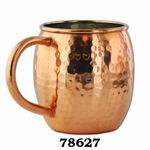 แก้วเบียร์มอสโกมิวล์ทำจากทองแดงโบราณแก้วเบียร์สีทองแดงบริสุทธิ์สำหรับดื่ม - Product Image 1