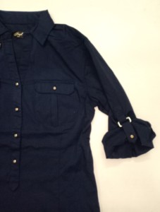 100% ใหม่โรงงาน Surplus เสื้อผ้าตราป้ายสุภาพสตรีผู้หญิง V คอปุ่มลงปกเสื้อแขนยาวบังคลาเทศสต็อก Lot - Product Image 3