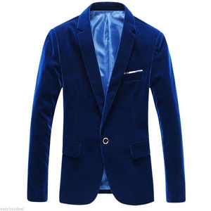 Đôi ngực nút-up không thấm nước dài nhung phù hợp với/Blazers cho nam giới và phụ nữ áo khoác áo khoác - Product Image 3