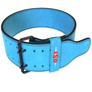Ceinture de musculation en cuir à double languette, en cuir de vache, accessoires de musculation, avec soutien de compression, ceintures de protection pour l'entraînement - Product Image 6