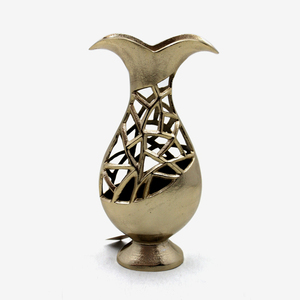 Antique Brass Plated Flower <b>Vase</b> Flower <b>Vase</b> indian antique brass <b>vases</b> hand painted flower <b>vases</b> antique - Product Image 1