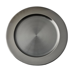 Placa cargadora de mesa para bodas, caja fuerte para alimentos chapada personalizada - Product Image 1