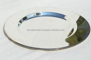 Placa de cargador de boda, placa de cargador chapado en oro, precio al por mayor, nuevo aspecto en placa de cargador de METAL - Product Image 3