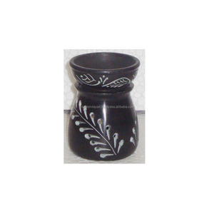 <b>Black</b> Soapstone Aroma Lamp, Lamp, Stand - Product Image 1