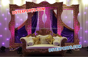 แผงฉากหลังไฟเบอร์สำหรับงานแต่งงาน,แผงตกแต่งเวทีงานแต่งงานของชาวมุสลิม - Product Image 4