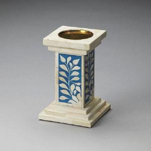 Porte-bougie, incrustation d'os - Product Image 1