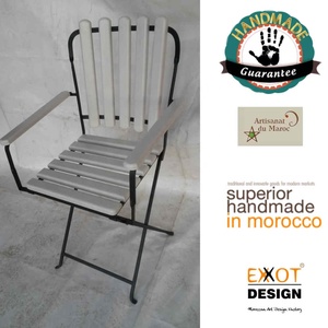 EXXOT DESIGN Chaise marocaine originale en fer forgé faite à la main - Product Image 3