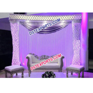 Dernier modèle de scène de mariage asiatique avec colonnes en cristal, scène de mariage palazzo, scène de réception de mariage indien, Missouri Mississippi - Product Image 1