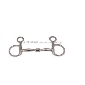 Mới thép không gỉ ngựa treo má snaffle bit bền ngựa Boucher và nửa má bit - Product Image 1