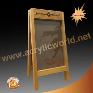 Cina best-seller pubblicità all'ingrosso legno un cartello con cornice in legno una lavagna con cornice