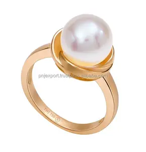 High Quality 18K Gold Pearl Ring - PNJ brand - Vietnam