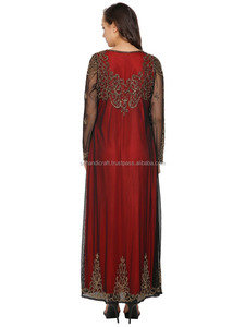 Red Fancy Embroidered Party Wear Dress Latest Party Wear Dresses for Girls Handmade Magic - Product Image 3