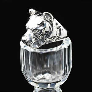 Anillo de Plata de Ley 925 con forma de perro, joyería de plata, hecho a mano - Product Image 3