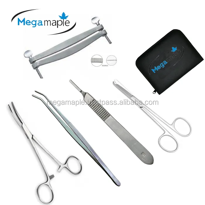 Dog Ear Suture Kit Properties veterinary Cropping Clamp Guide Tools Kit Veterinary Instruments