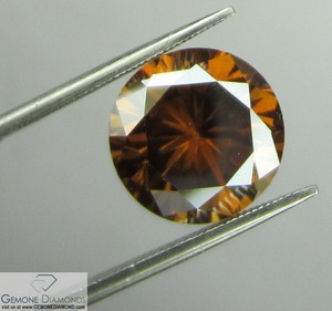 Moissanite ronde taille 4 mm à 11 mm coupe brillante de couleur fantaisie à bas prix Moissanite en vrac couleur fantaisie Moissanite en vrac - Product Image 1