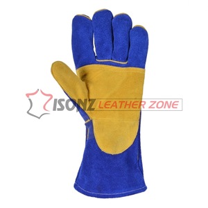 Guantes de Soldadura de Cuero Vacuno para Soldadura TIG, Guantes de Soldadura de Argón, Guantes de Cuero Vacuno ISONZ Leather Zone - Product Image 4