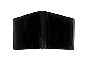 Cartera de cuero genuino superior de alta calidad, billetera de lujo de gran capacidad de diseñador de Color negro 100% de cuero genuino para hombre - Product Image 4