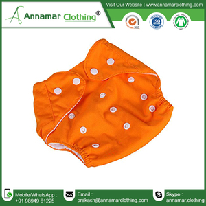 Couches en tissu pour bébé en coton laminé imperméable, lavable et réutilisable Fabricants OEM personnalisés d'Inde - Product Image 5