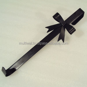 Bow Icons Shape Metal <b>Wreath</b> Hook <b>Hanger</b> for Home Decor - Product Image 1