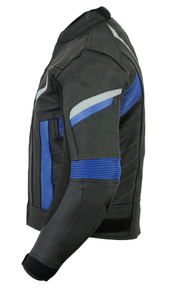 เสื้อแจ็กเก็ตนักมอเตอร์นักแข่งรถมอเตอร์ไซค์หนังแท้มี3สี - Product Image 5