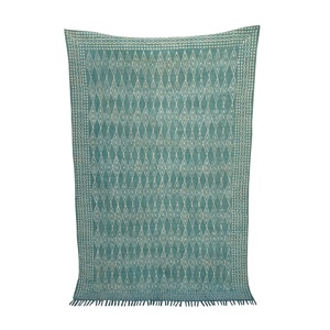 Tapis imprimé à bloc de 4x6 pieds, tapis Antique de surface Boho, tissé à la main, Style Vintage, vente en gros, collection 2020 - Product Image 4