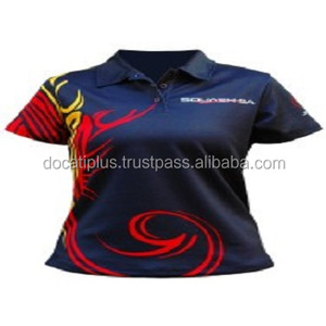 custom oem Sublimation Promotional <b>Polo</b> <b>Shirts</b> for <b>Ladies</b> in 100% Polyester - Product Image 1