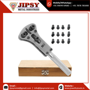 Abridor de caja de reloj de acero inoxidable con logotipo personalizado del fabricante, herramientas Clo para piezas en movimientos de cuero, herramientas y piezas de reloj de pulsera - Product Image 2