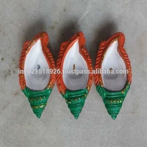 ดินสีสัน Diya Diwali ตกแต่ง Diyas - Product Image 1