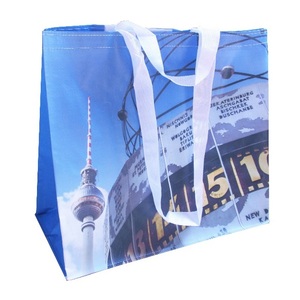 120gsm ถุงช้อปปิ้งแบบปรับได้พับเก็บได้ลายการ์ตูน PP แบบใช้ซ้ำได้ - Product Image 2