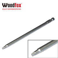 Woodfox WF-MP2HK Kit de plantilla de acero para agujeros ocultos de dos orificios con abrazadera C magnética superior y lateral, operado manualmente, profundidad ajustable para 1/2 pulgada