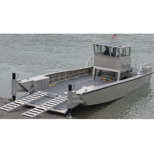12 m 40ft zona fondo Piatto in alluminio land <span class=keywords><strong>chiatta</strong></span> per la calma di navigazione - Product Image 5