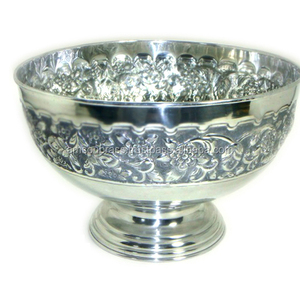 Round Shape Perforated Metal Bowl Tabletop Dinnerware Bowl - Product Image 6