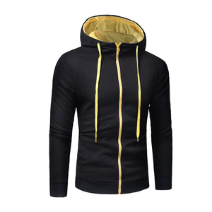 Sudadera con cremallera y logotipo personalizado para hombre, ropa con capucha masculina de diseño novedoso, hecha en paquistaní, de alta calidad - Product Image 5