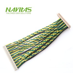 Connecteur de câble LVDS personnalisé HRS DF19 14pos 1mm pas HRS DF13 40pos câble LVDS personnalisé 1.25mm - Product Image 1