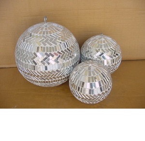 Bola de Discoteca Redonda de Mosaico, Decoración Navideña Colgante, Bola de Discoteca de Mosaico Personalizada para Fiestas - Product Image 1