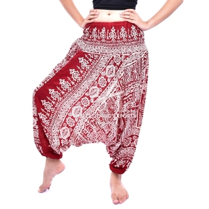 Venta al por mayor pantalones Harem Boho bajo corta pantalones y mono - Product Image 3