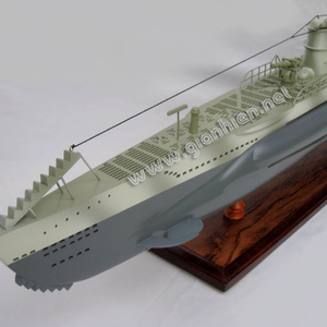 เยอรมัน U-BOAT SUBMARINS (ประเภท VII) เรือรุ่นไม้-แบบจำลองหัตถกรรมไม้ - Product Image 1