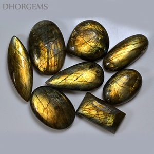 Cabochon de Labradorite à Éclat Doré, Pierre Précieuse Naturelle, Cabochon Non Monté, Fournisseur en Gros, Article Durable, Cadeau - Product Image 4