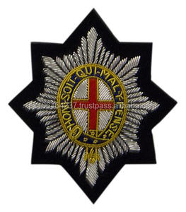 Nouveau Design Service Haute Qualité 100% Fil Brodé À La Main Décoration UK Blazer Badges - Product Image 1