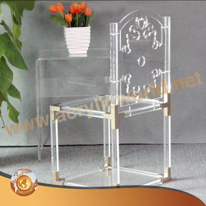 Silla acrílica personalizada para comedor, silla de acrílico para boda, sala de estar, escritorio - Product Image 4