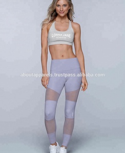 Stylish Support Breathable Nylon Polyester Gym Custom Yoga Pants Bulk Printed for Mature Women Tight Leggings Solid New Workout - Product Image 3