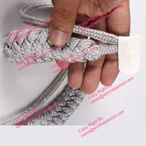 Aiguillette de uniforme dorada/plateada, cordones trenzados para hombro, fourragère francesa, Win Master Pakistán - Product Image 4